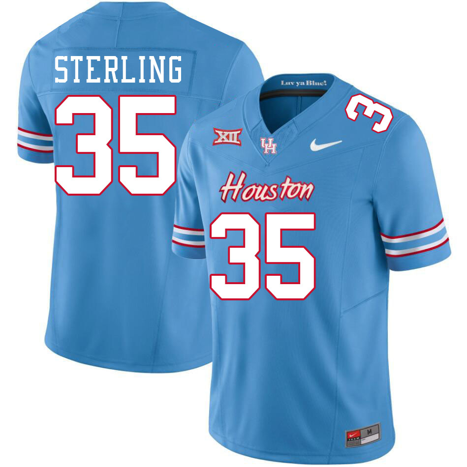 Reshad Sterling Houston Cougars Jersey,Houston Cougars #35 Reshad Sterling Jersey Youth College Unif